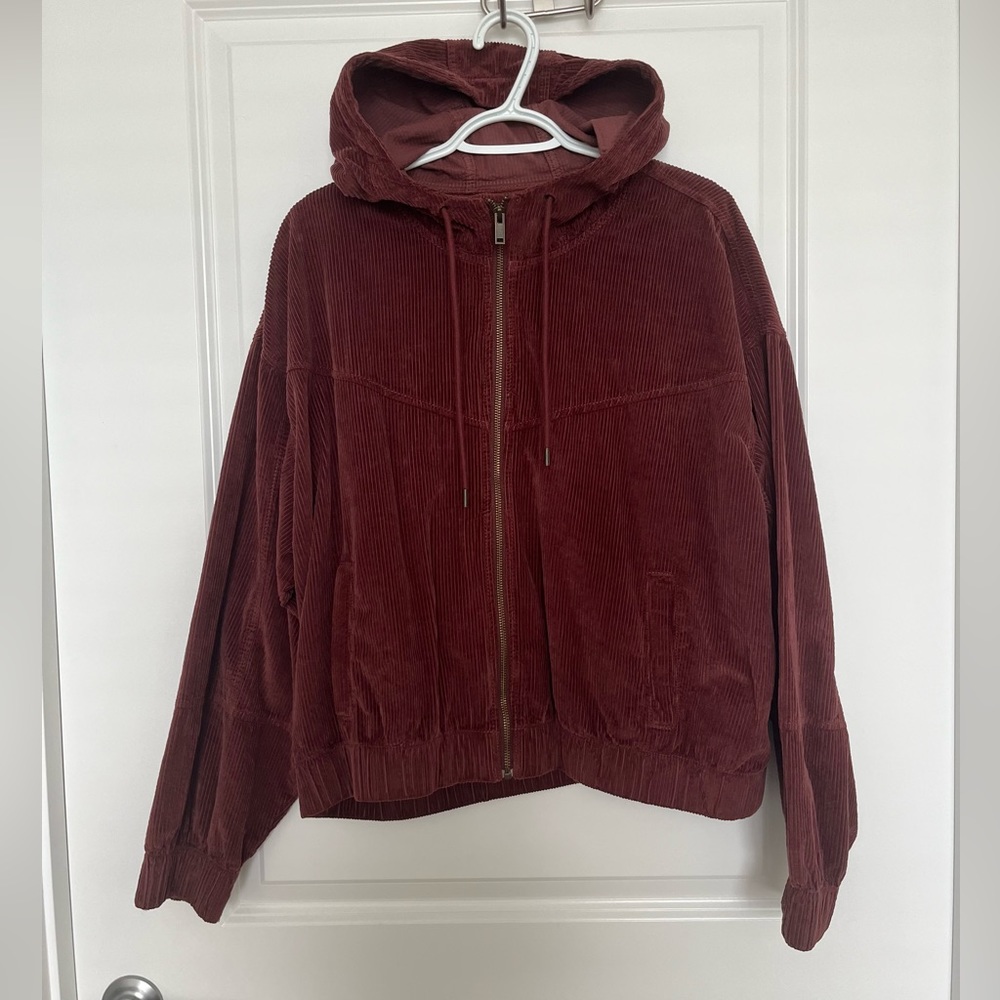 American Eagle Bomber Jacket Burnt Orange